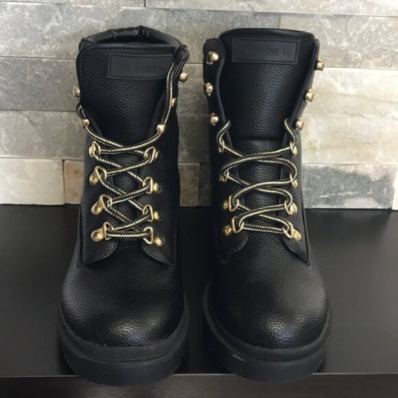 Tommy Hilfiger Abelia Lace-Up Combat Boot - Picture 5 of 8
